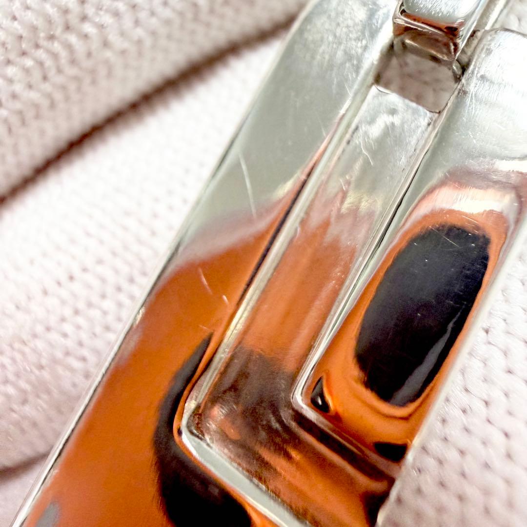 極美品 GUCCI グッチ シルバー 925 プレート Gロゴ ネックレス