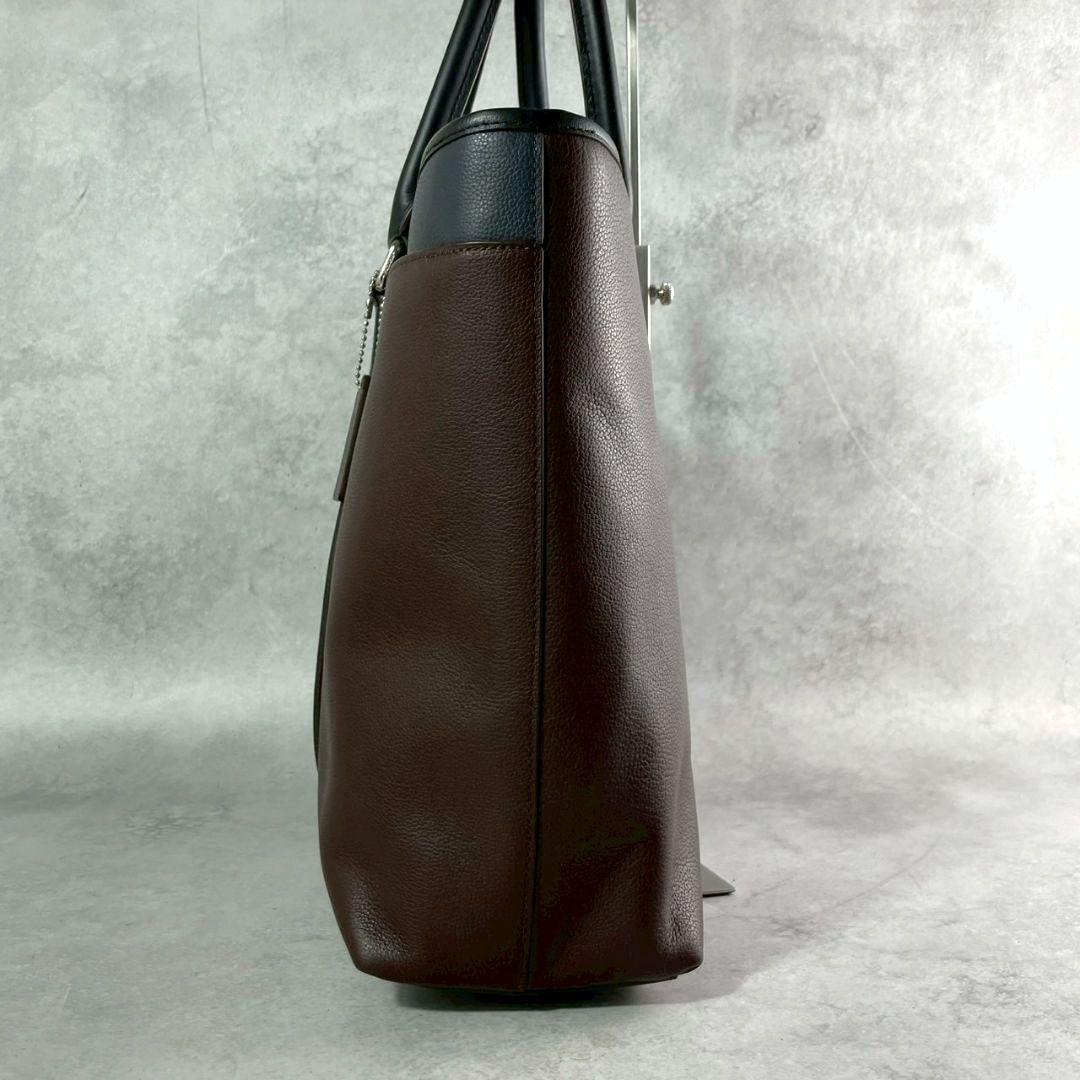 新品タグ付 コーチ メトロポリタン 2way トートバッグ ビジネス A4可 茶