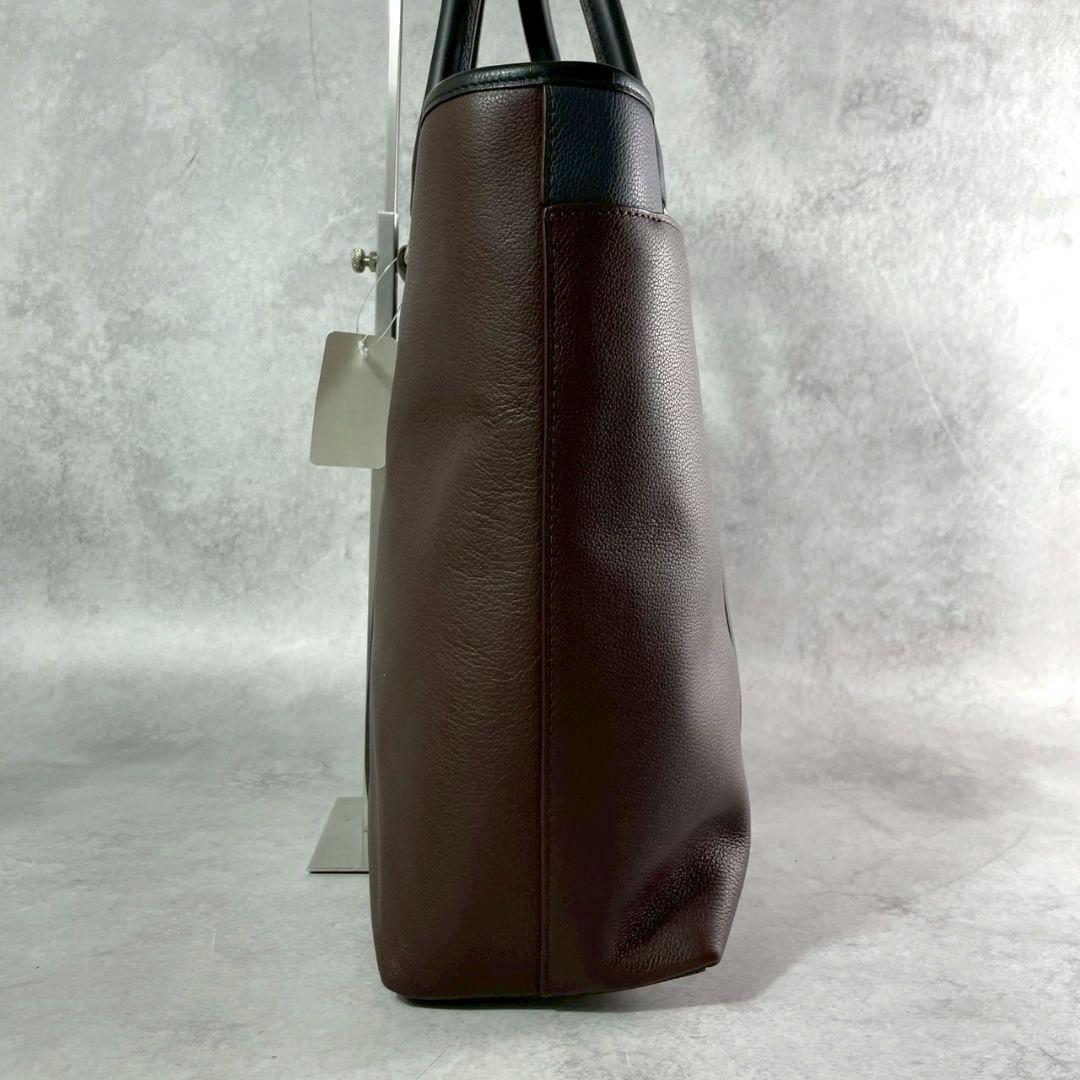 新品タグ付 コーチ メトロポリタン 2way トートバッグ ビジネス A4可 茶