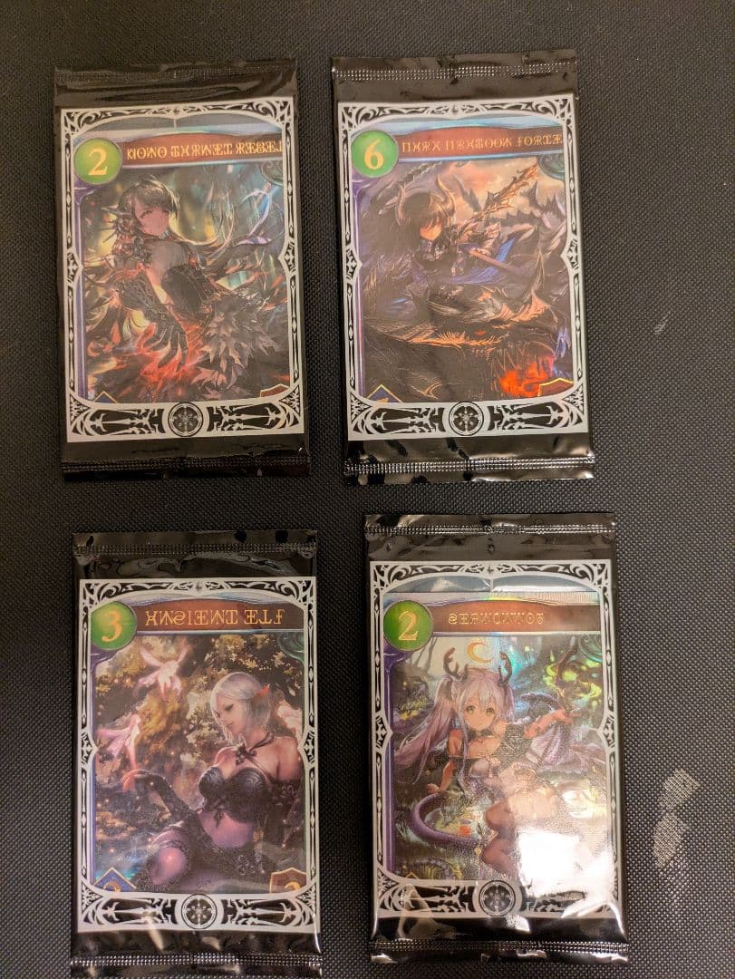 シャドウバース　リアルプロモーションカード　未開封4種セット