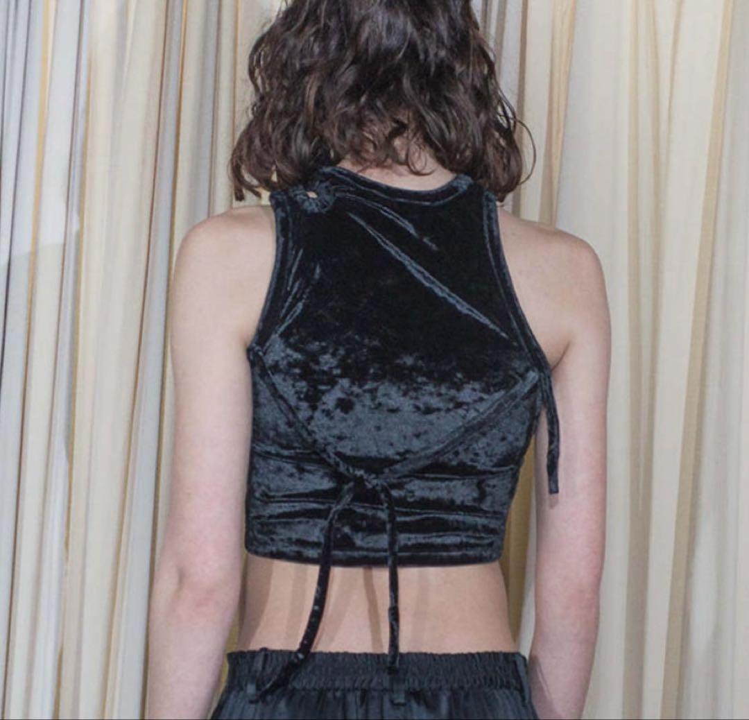 OTTOLINGER 黒 ベルベット キャミソール