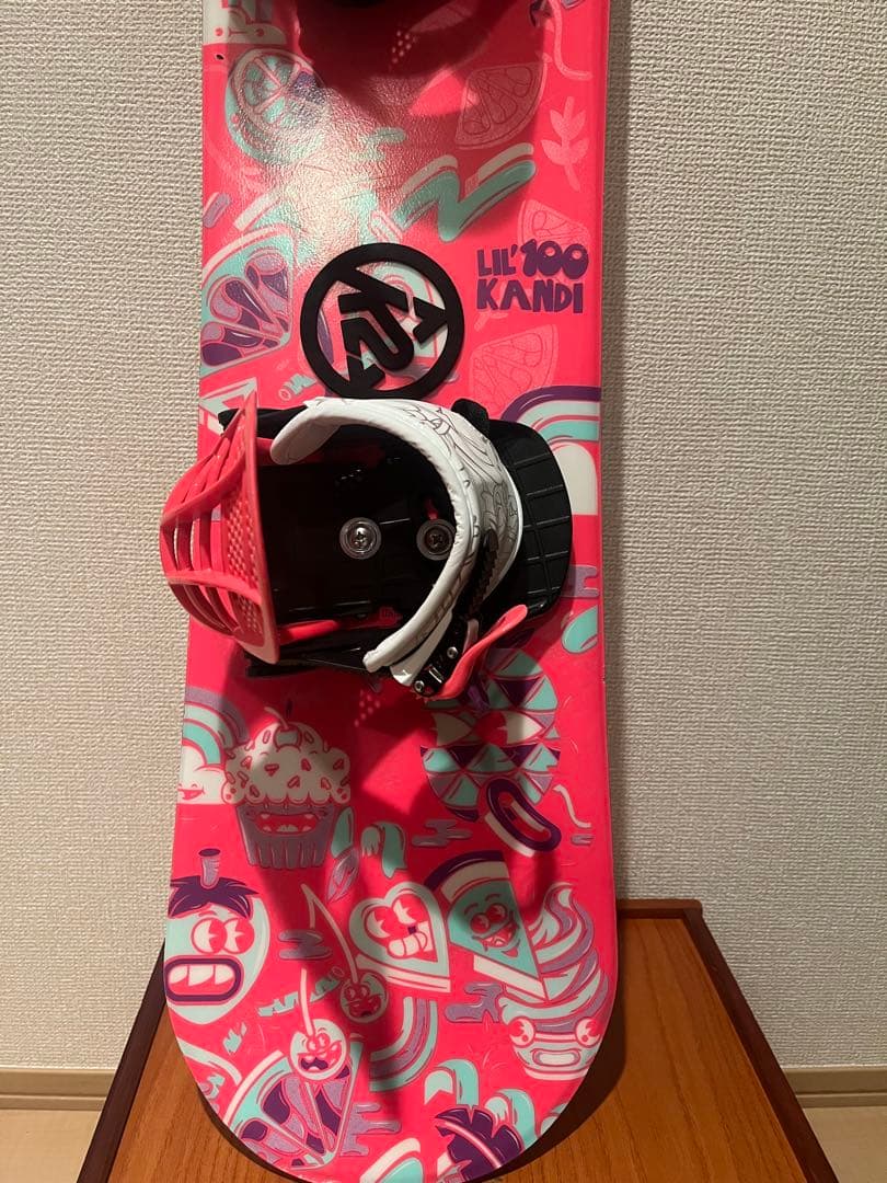 キッズスノーボード LIL KANDI 100cm＋バイン＋ブーツ 2回使用