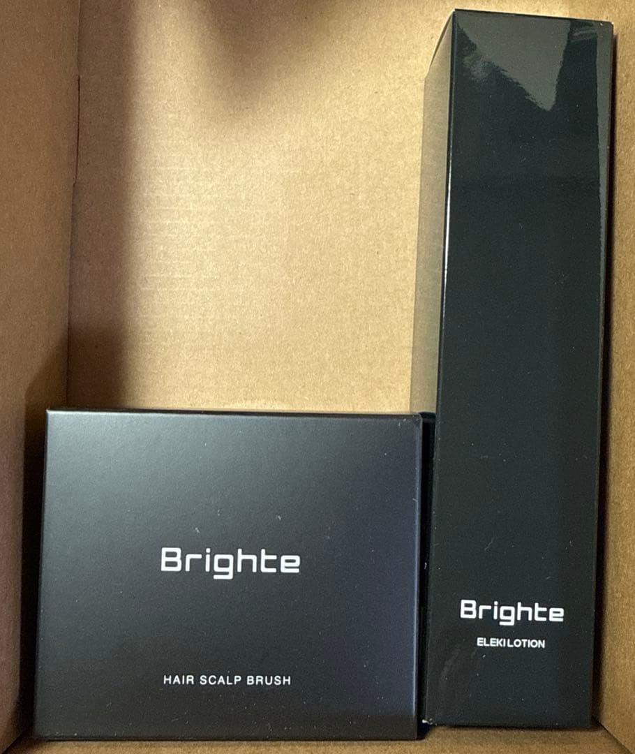 Brighte エレキブラシ、ヘアスカルプブラシ、エレキローション