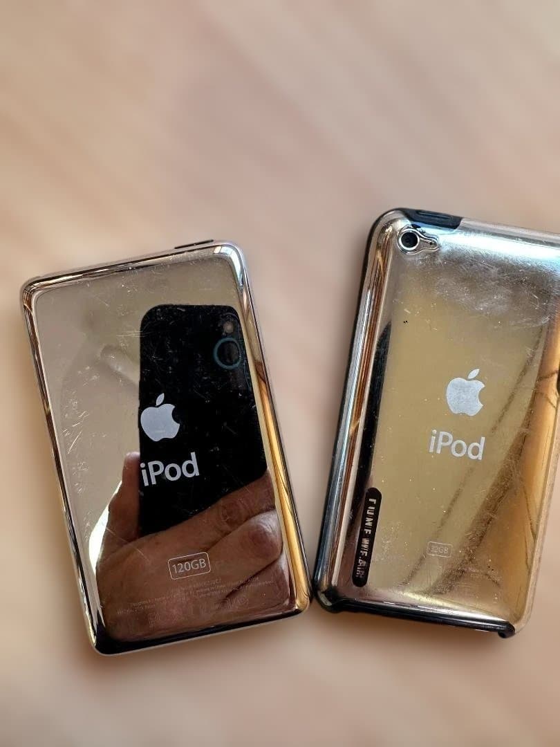 iPod 120GB　 iPod(ジャンク品) 32GB　セット！　ケーブル付き