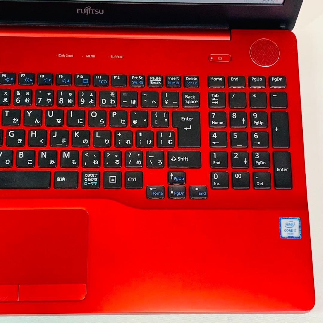 Core i7✨SSD1TB✨16GB✨Windows 11✨赤✨ノートパソコン