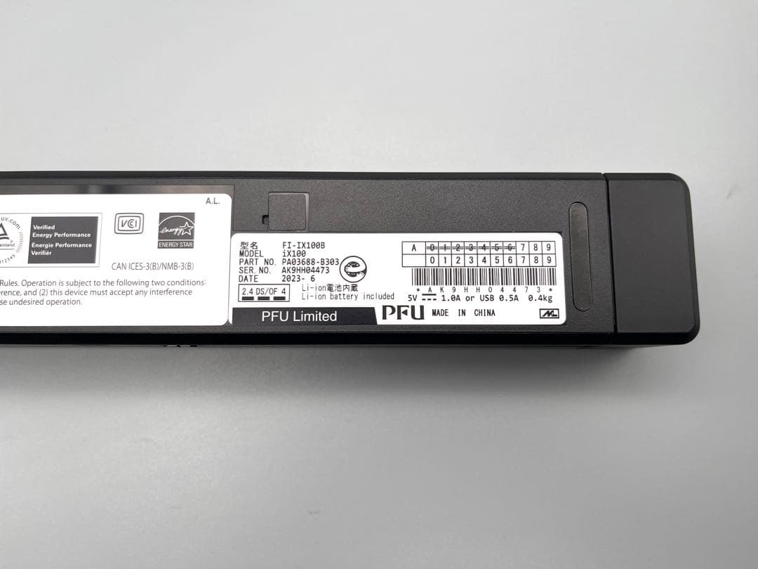 富士通 PFU ScanSnap FI-IX100A iX100