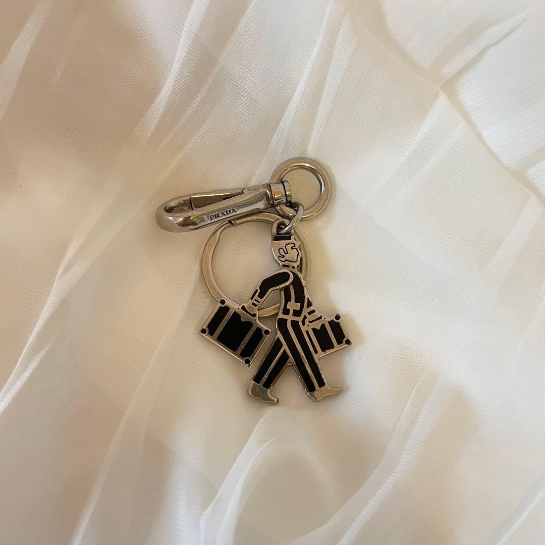 【即日発送】PRADA プラダ メンズ キーホルダー キーリング ドアマン