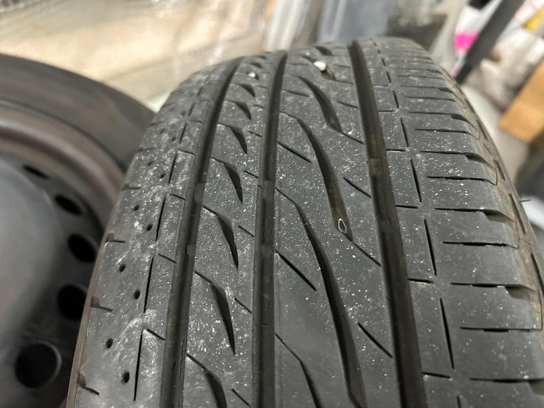 ルノー　カングー　純正15インチ　鉄ホイール+レグノタイヤ　4本セット