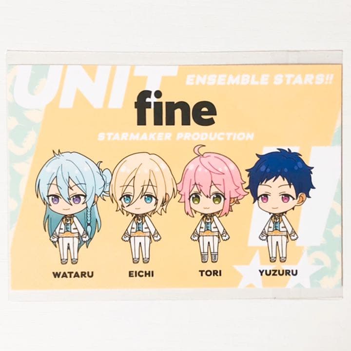 新品★あんスタ【fine】アニメイト★特典★ポストカード★3点セット