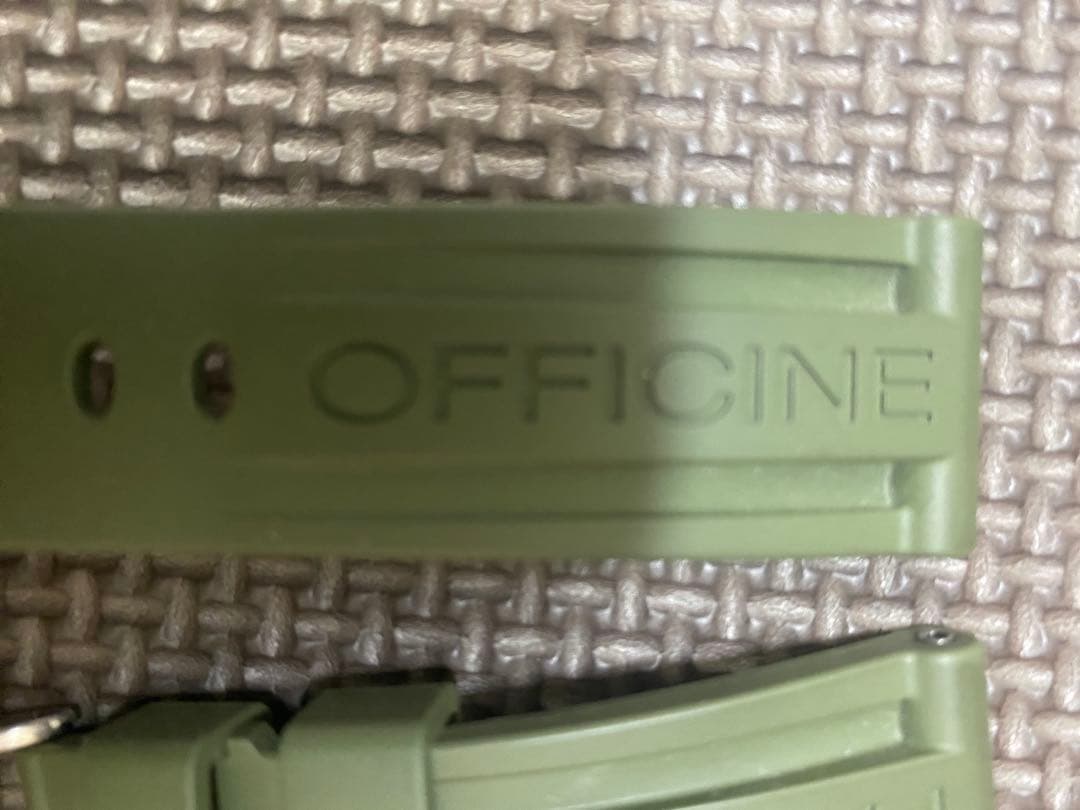 PANERAI パネライ 純正ラバーベルト 22-24mm カーキグリーン