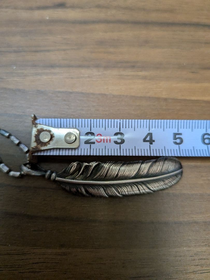 K.Smith シルバー 羽根ネックレス