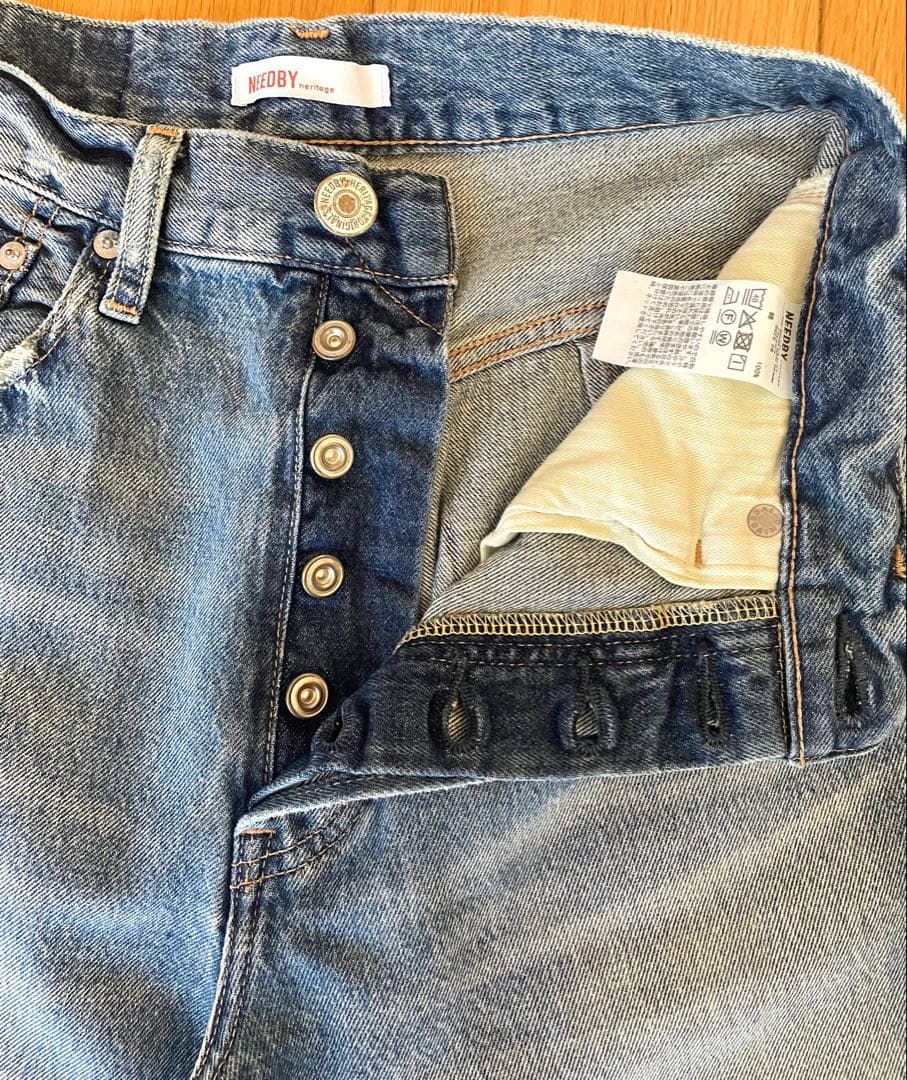 ★期間限定★NEED BY heritage VINTAGE WIDEデニム