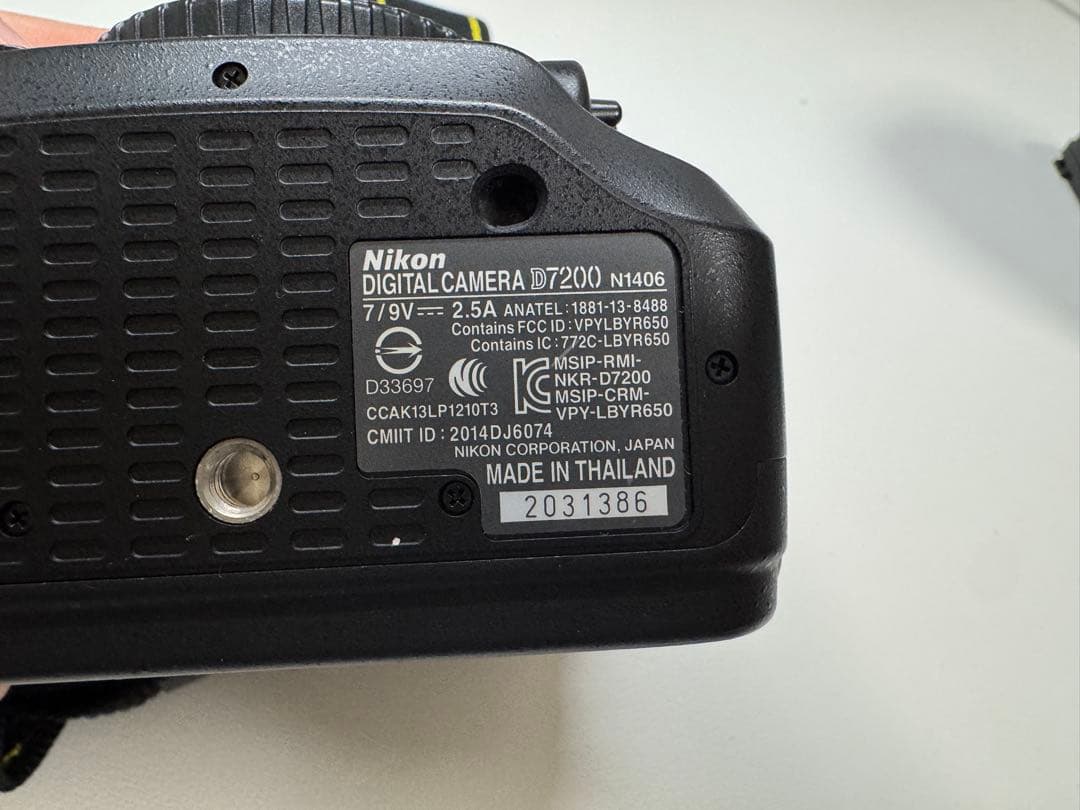 NikonD7200 バッテリー美品 即使用可能品