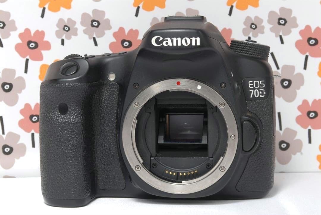 ❤Canon EOS 70D❤ダブルレンズ❤Wi-Fiスマホ接続❤手振れ補正付き