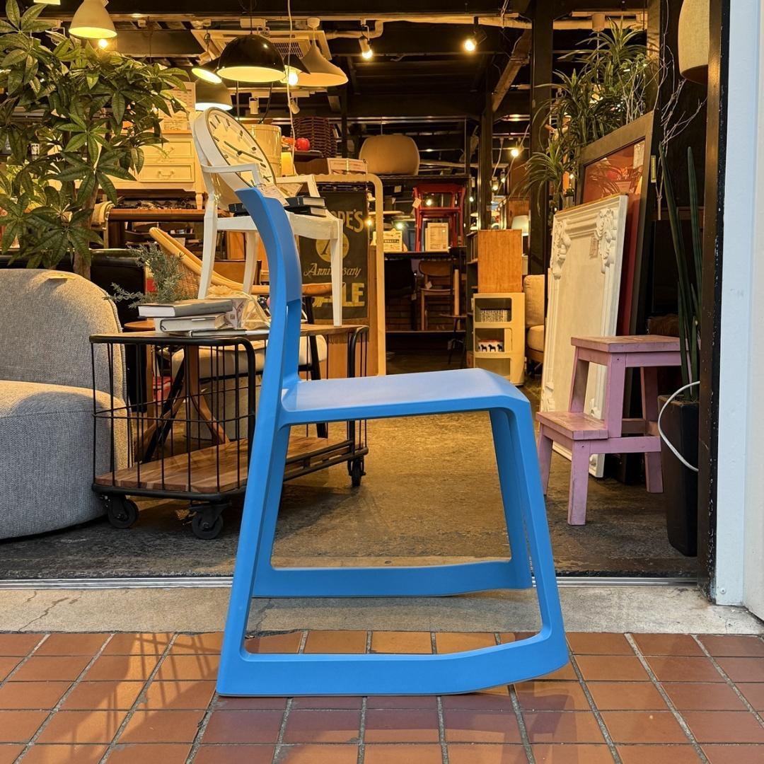 vitra ヴィトラ ティプトン スタッキングチェア デザイナーズチェア ブルー
