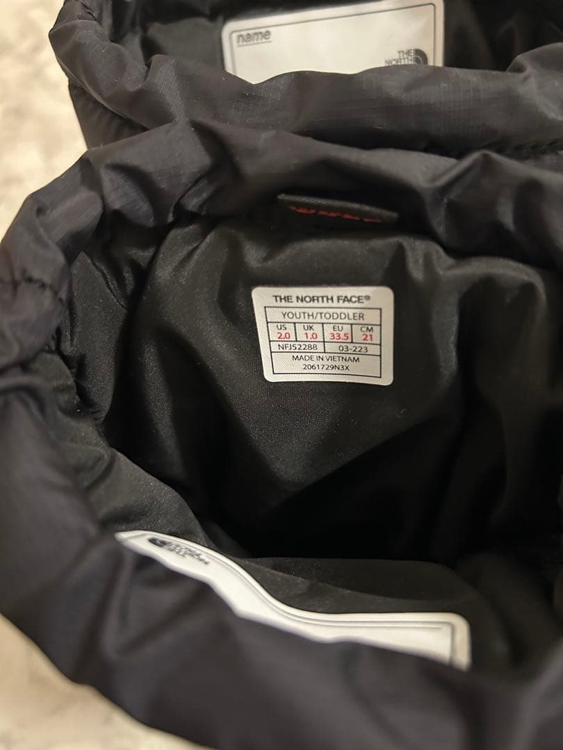 THE NORTH FACE ヌプシ　スノーブーツ　21cm