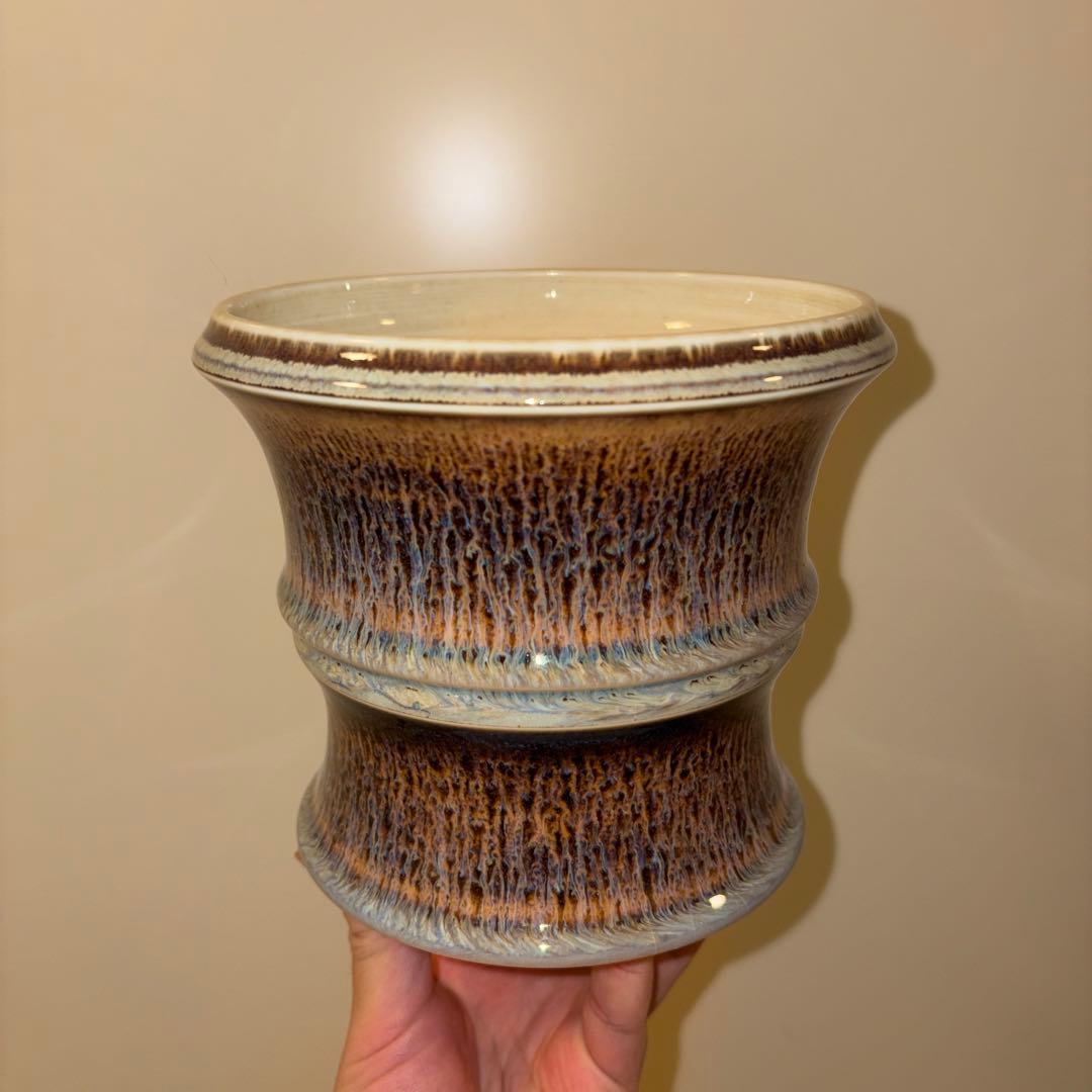 XL 盆栽鉢 作家鉢 陶器 真柏 糸魚川 皐月 五葉松 黒松 アガベ チタノタ