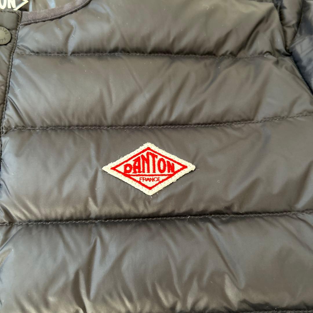 ダントンダウンジャケットインナーダウン黒36