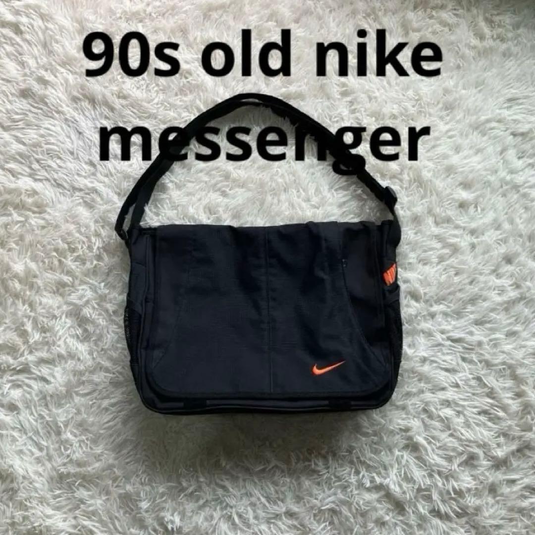 バッグ 90s old nike messenger bag y2k archive