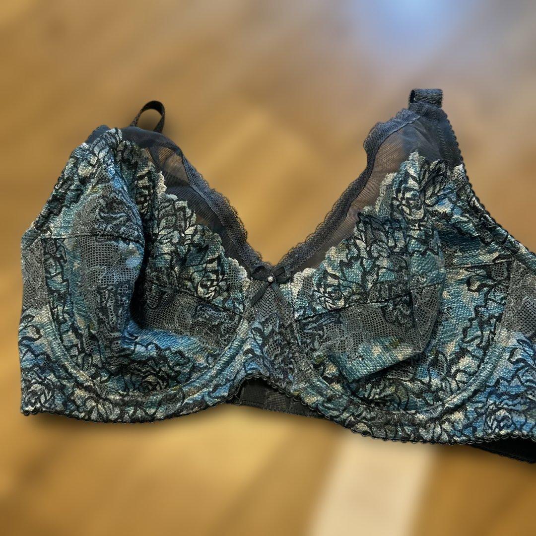 ダイアナ補正下着E70ブラジャーショーツLリーブグリーン