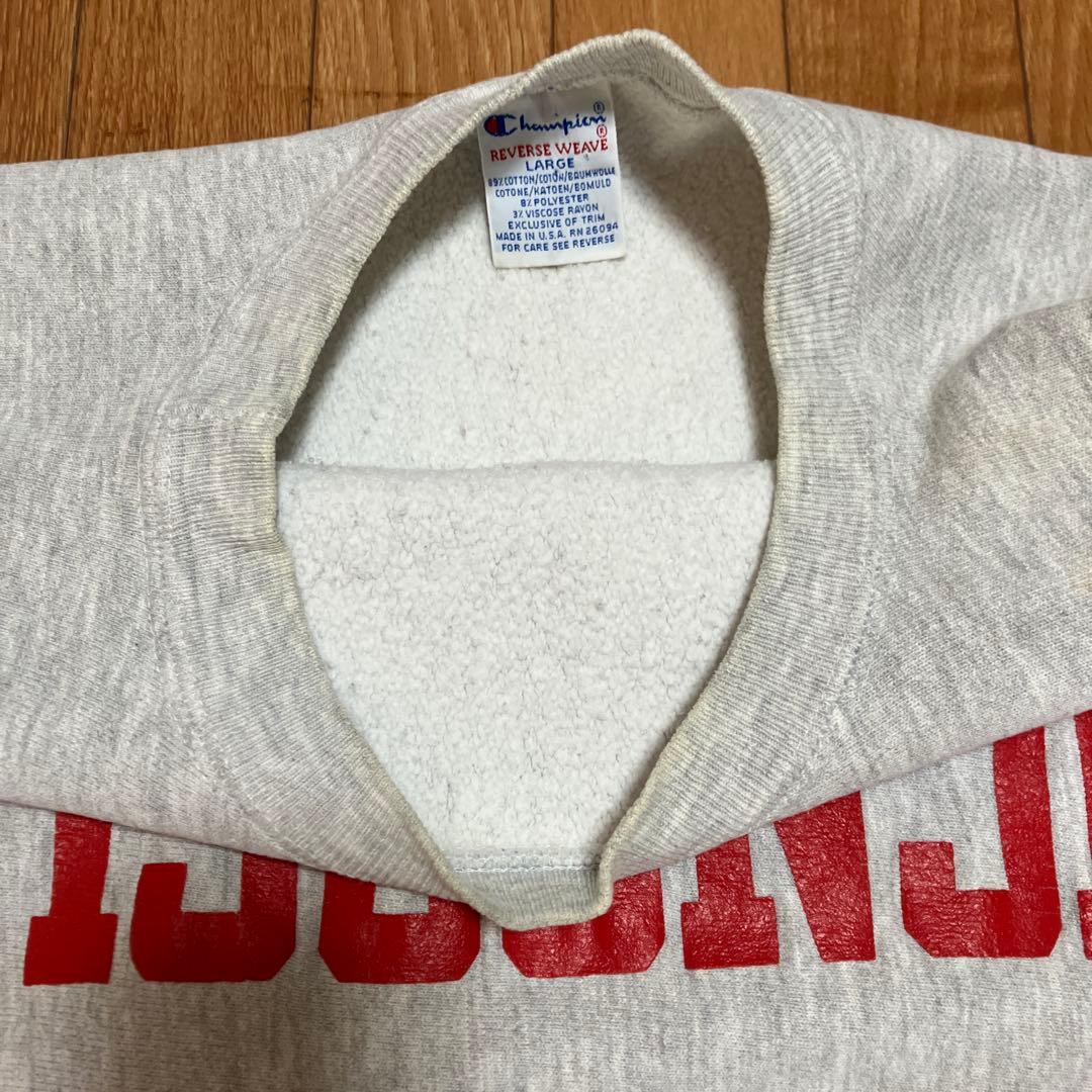 WISCONSIN USA製 リバースウィーブ スウェット チャンピオンL