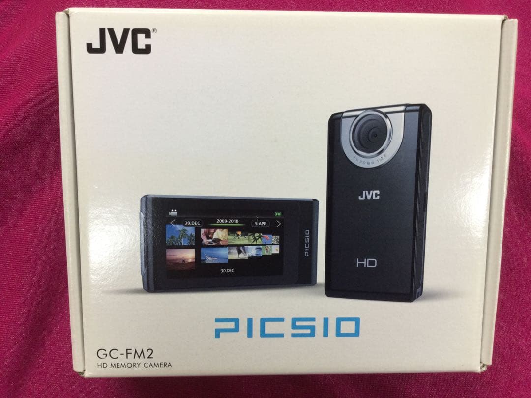 JVC PIC SIO GC-FM2 HDメモリーカメラ　ブルー