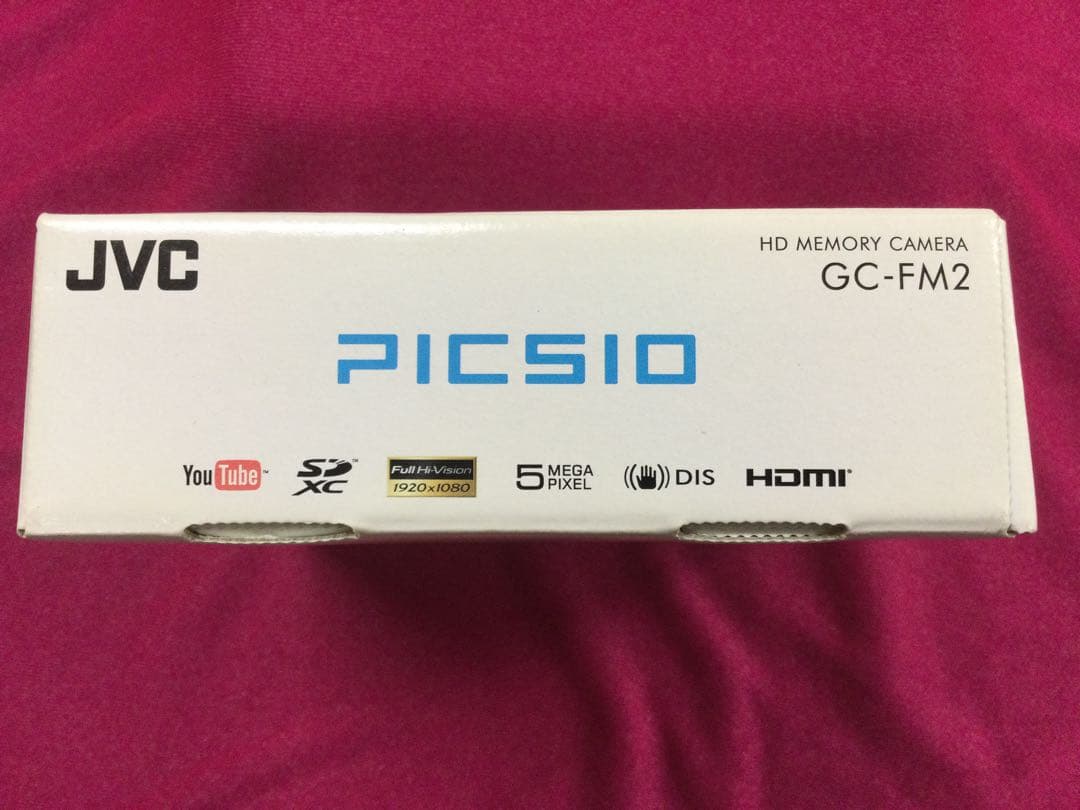 JVC PIC SIO GC-FM2 HDメモリーカメラ　ブルー