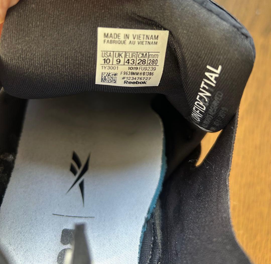 リーボック　アディダス　インスタポンプフューリーブースト 28cm ブラック