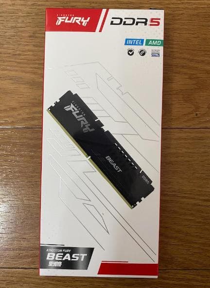 メモリー Kingston Fury DDR5 6000Mhz 16GB