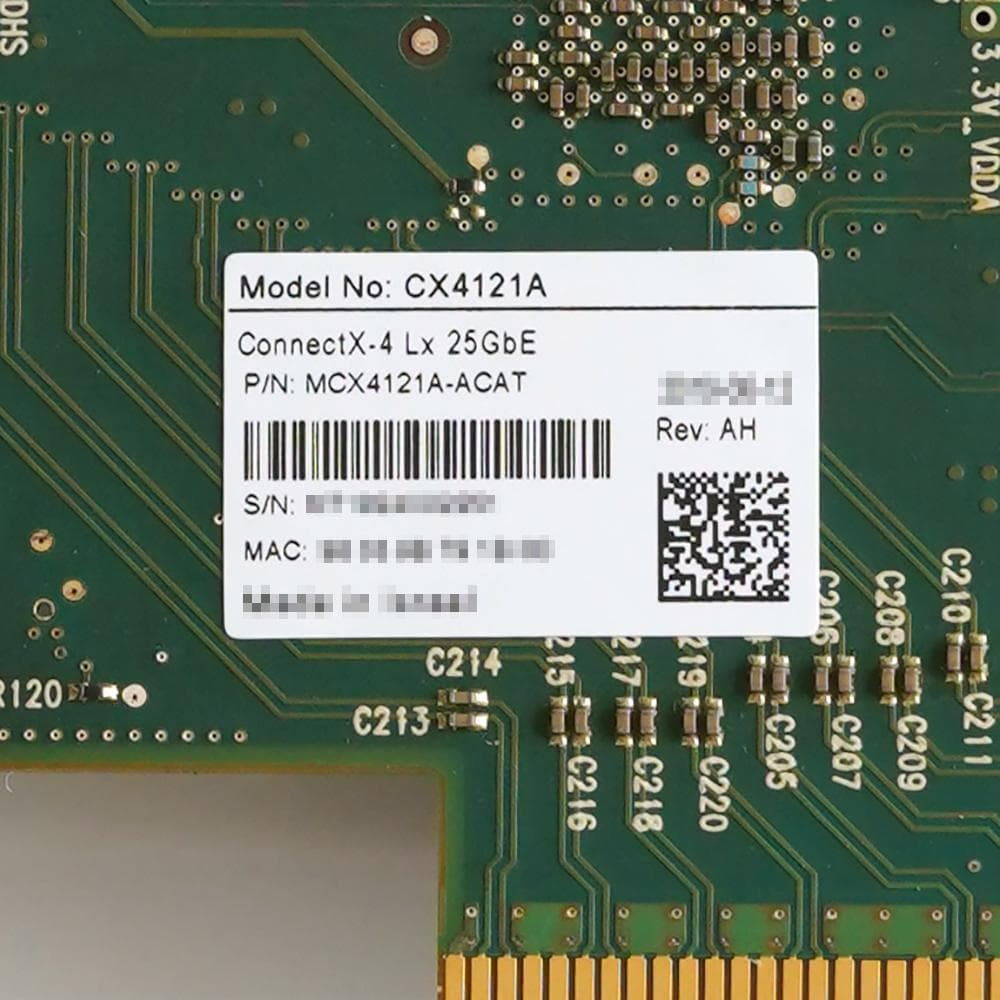 NVIDIA ConnectX-4 10Gbps / 25Gbps LANカード