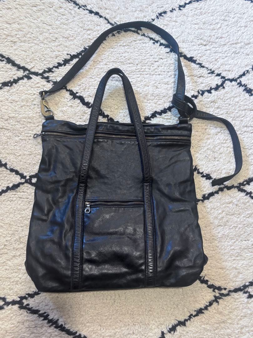 Jas MB ジャスエムビー　レザー　トートバッグ　ショルダーバッグ