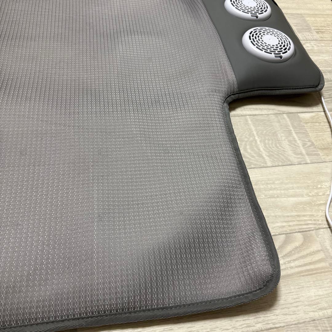 ベッド用クールファンシート LOWYA 風が出るシーツ　グレー