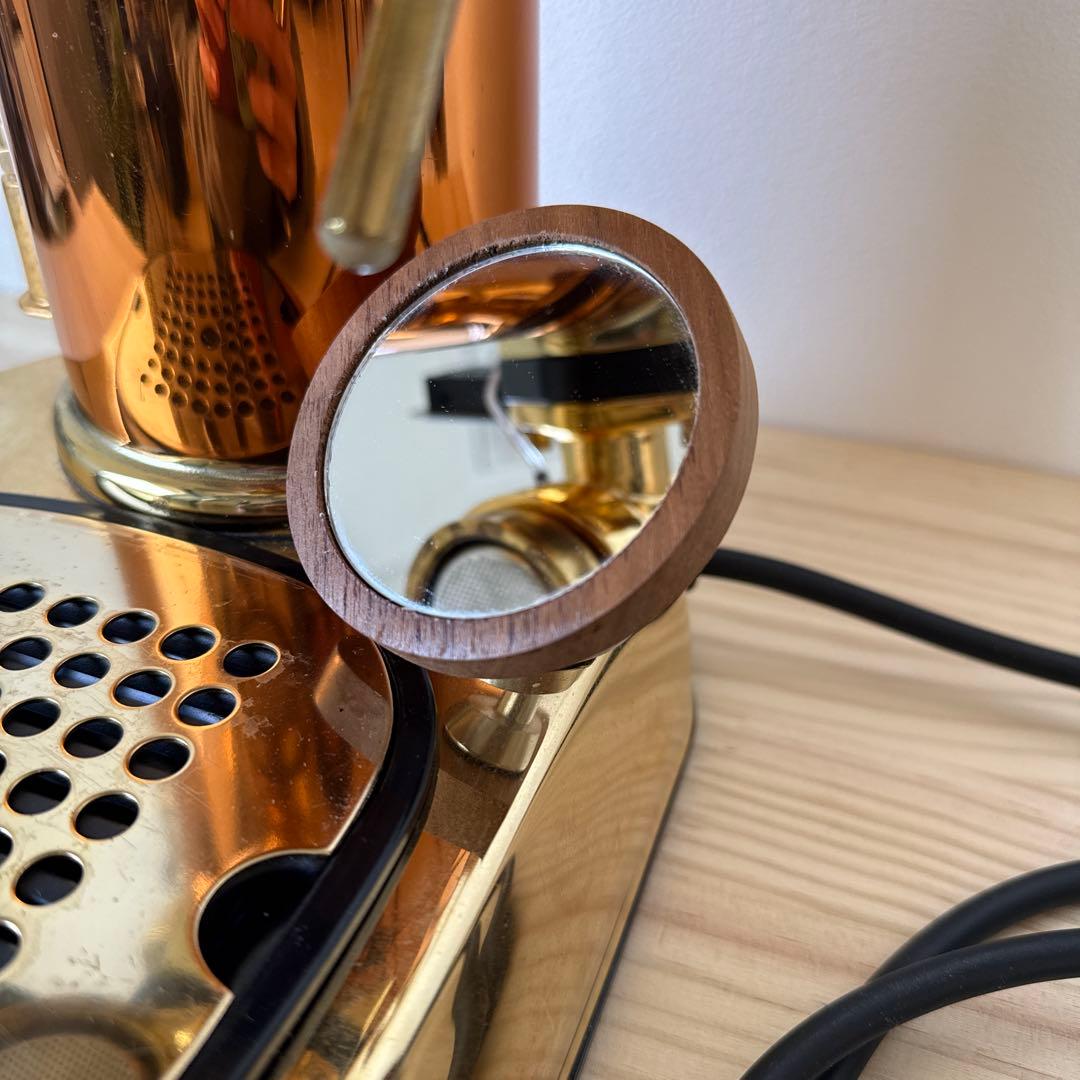 La Pavoni Rame Gold 2021 温度計と圧力計付