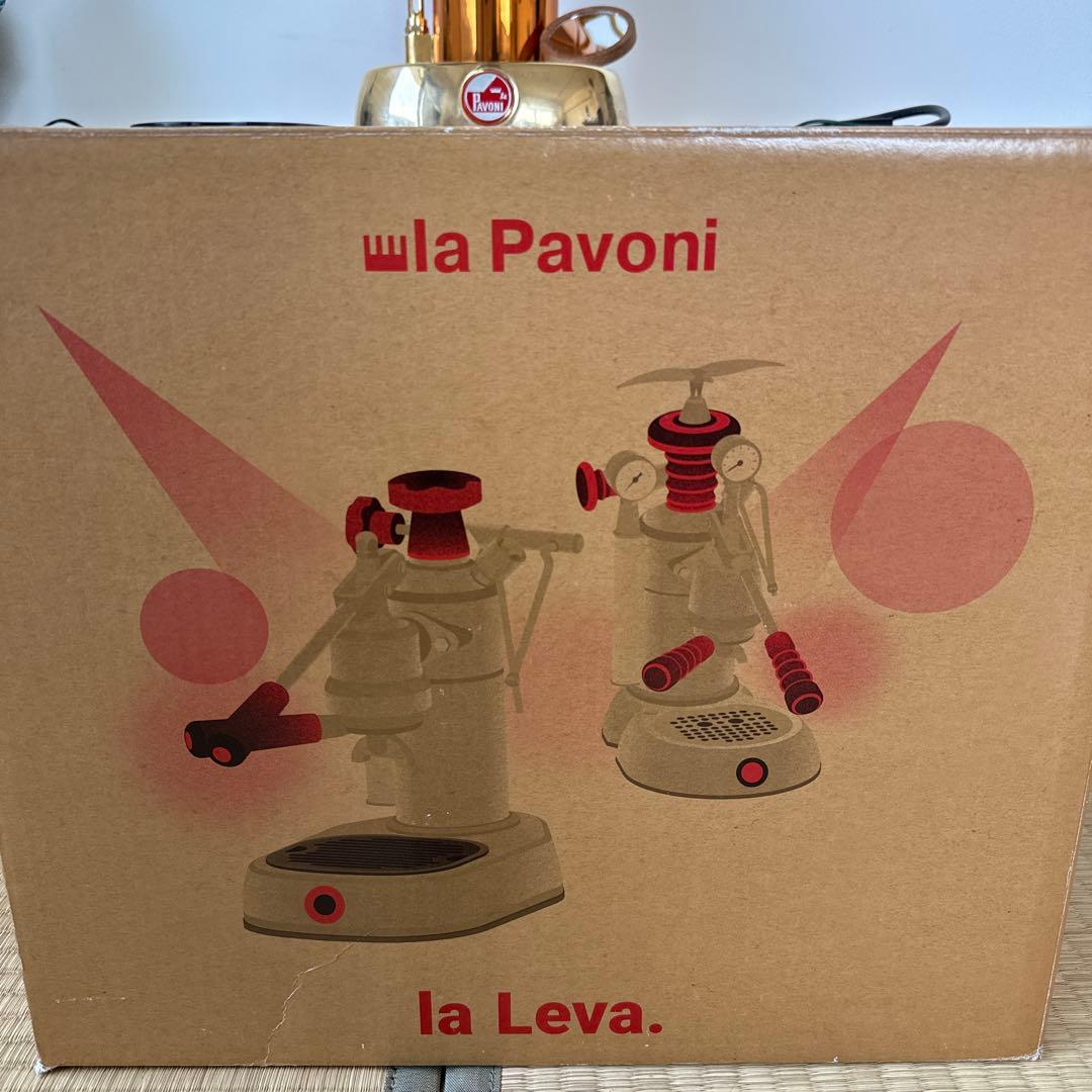 La Pavoni Rame Gold 2021 温度計と圧力計付