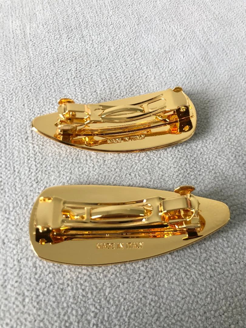 MIUMIU ミュウミュウ　ヘアピン　2個セット　ピンク　ゴールド