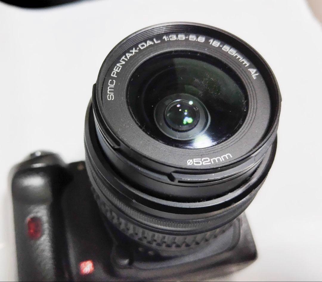 ◆ PENTAX k-r ズームレンズ18-55mm 単三電池用フォルダ付