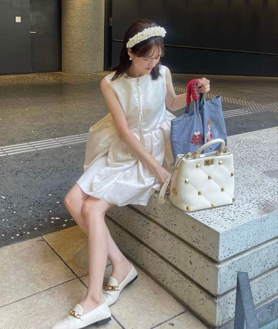 Bibiy. BIANCA DRESS アイボリー