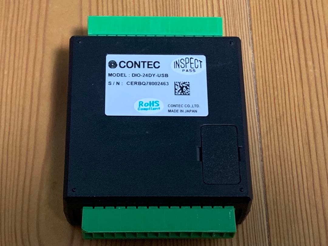 CONTEC DIO-24DY-USB 非絶縁型双方向デジタル入出力ターミナル