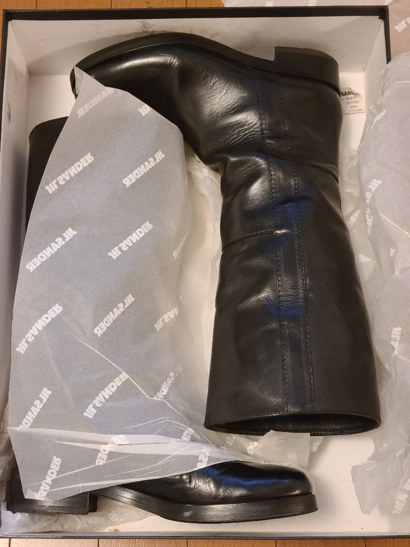 ジルサンダー JIL SANDER ロングブーツ 22cm ブラック