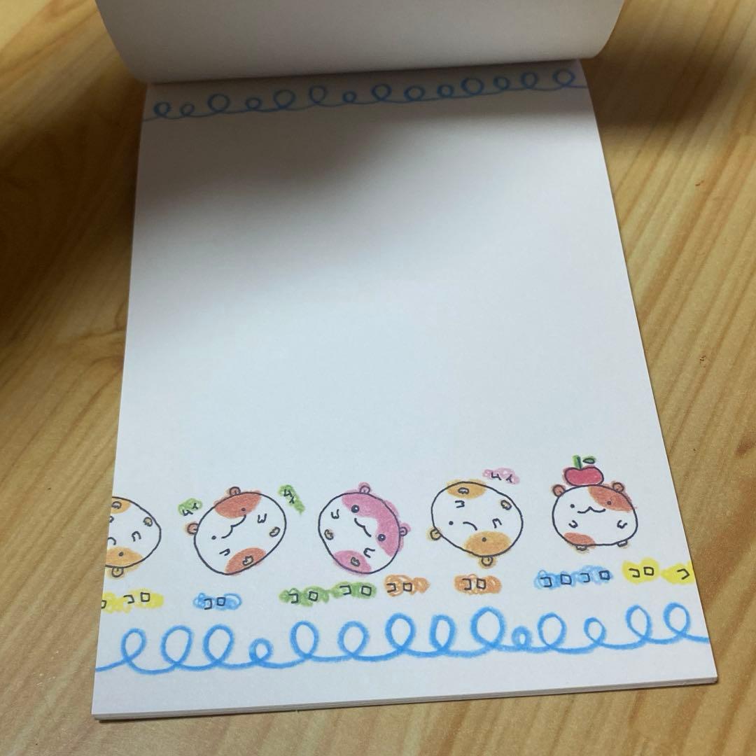 レア 平成レトロ コロコロハムちゃん メモ帳 （ シール付き）