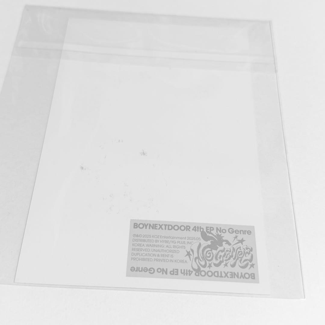 BOYNEXTDOOR ウナク サイン サイン入りポストカード No Genre