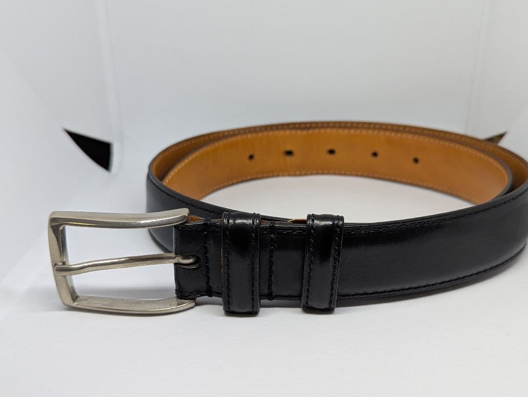 【美品】Felisi フェリージ　黒　レザー　メンズベルト