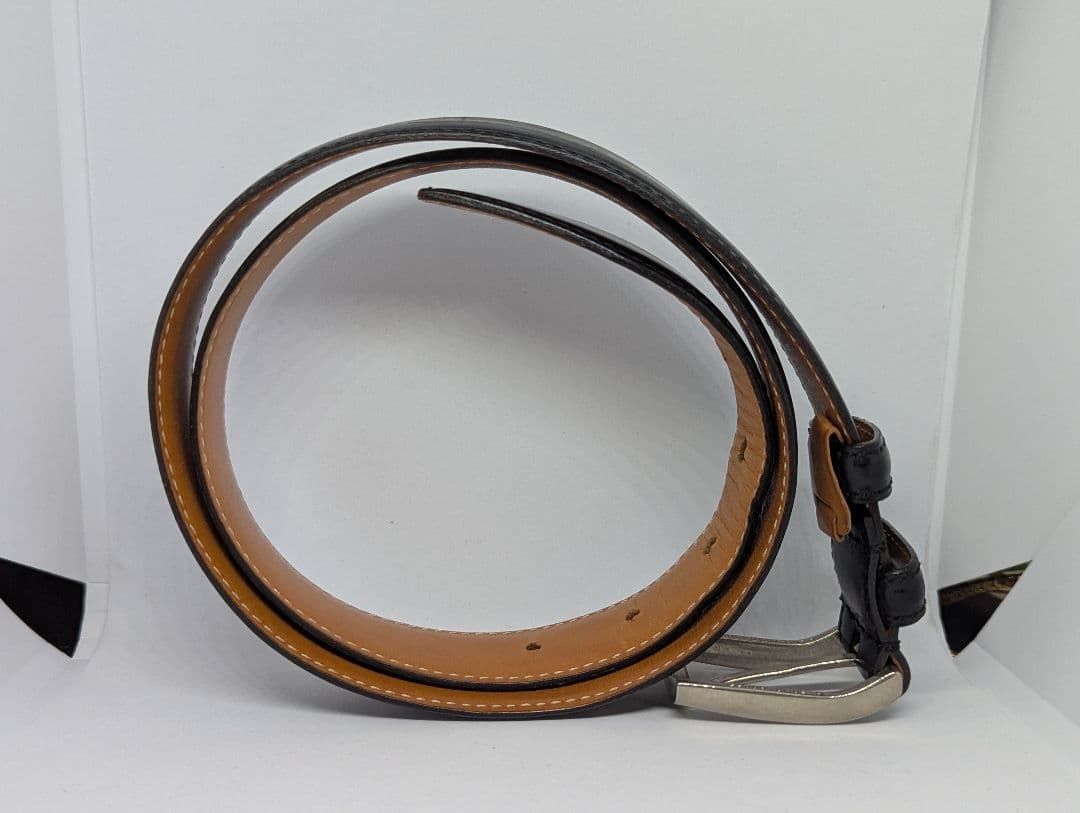 【美品】Felisi フェリージ　黒　レザー　メンズベルト