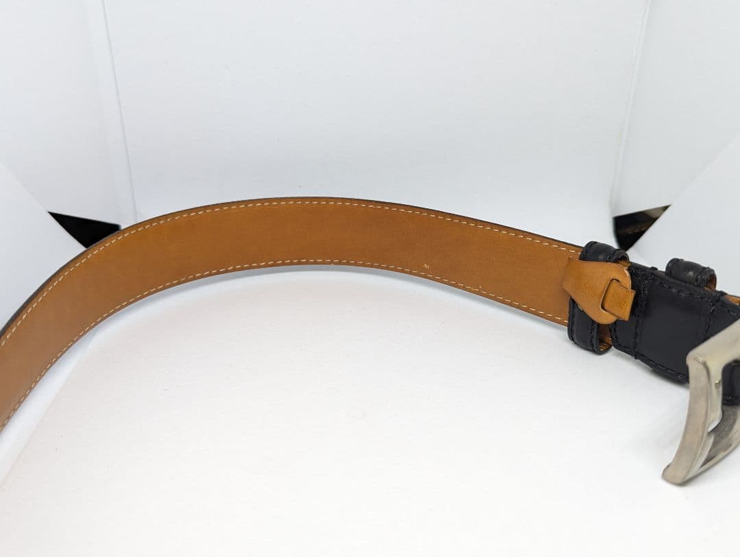 【美品】Felisi フェリージ　黒　レザー　メンズベルト