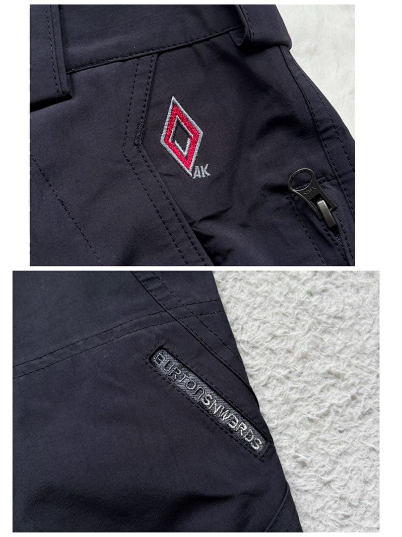 【美品】BURTON スノボ・スキーウェア セットアップ ゴアテックス AK 黒