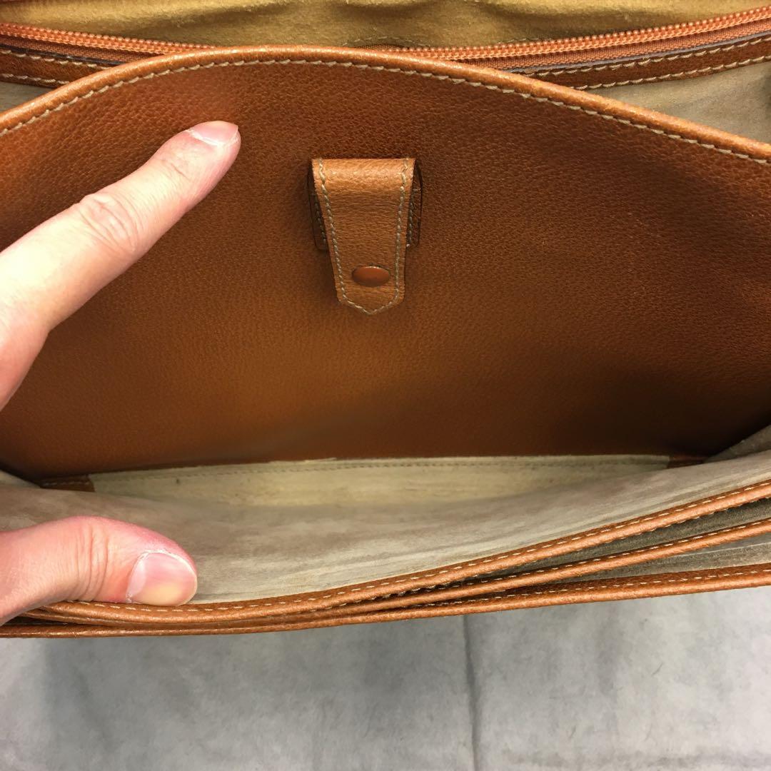 GUCCI グッチ 015 1434 レザー ビジネスバッグ メンズ