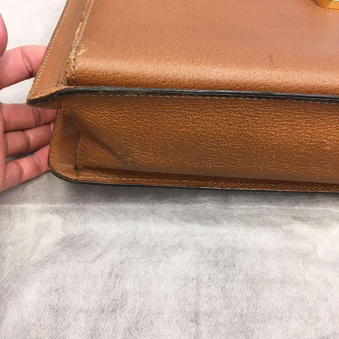 GUCCI グッチ 015 1434 レザー ビジネスバッグ メンズ