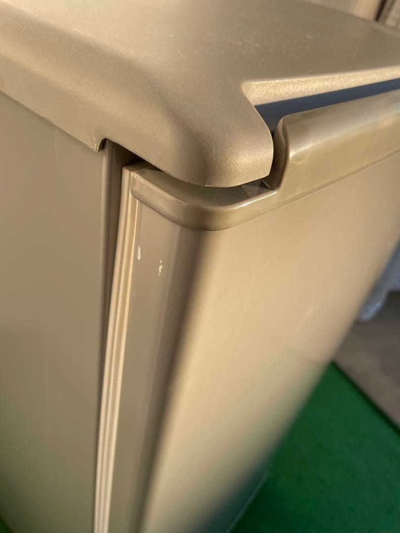 940三洋電機 (パナソニック) 1ドア冷蔵庫 右開き グレー 静音 一人暮らし