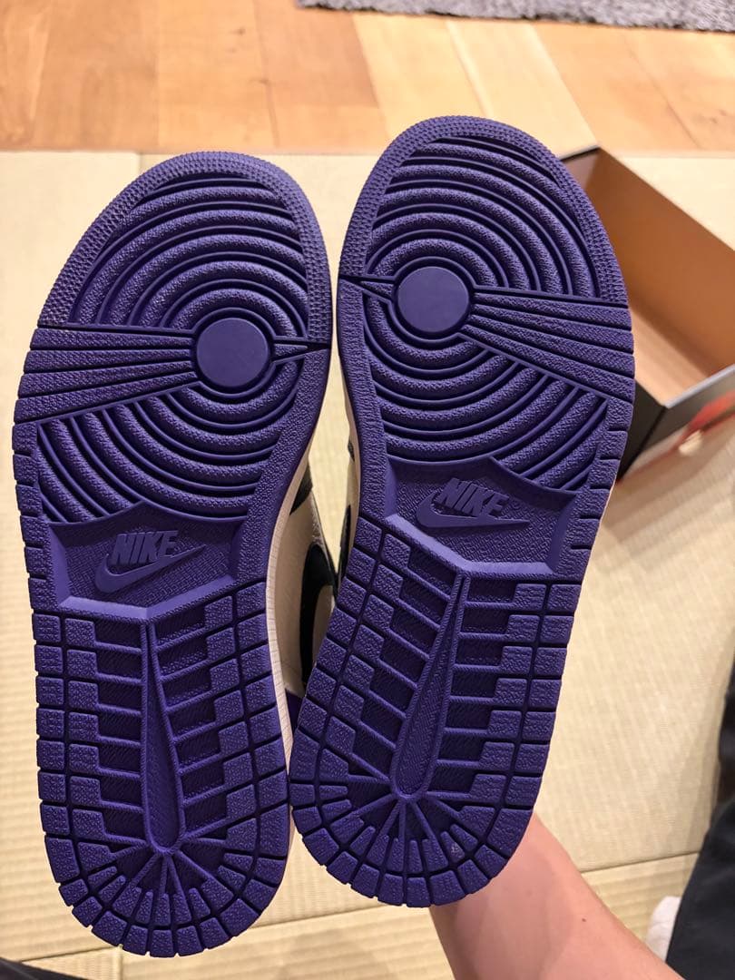 エアジョーダン1 コートパープル 27センチ