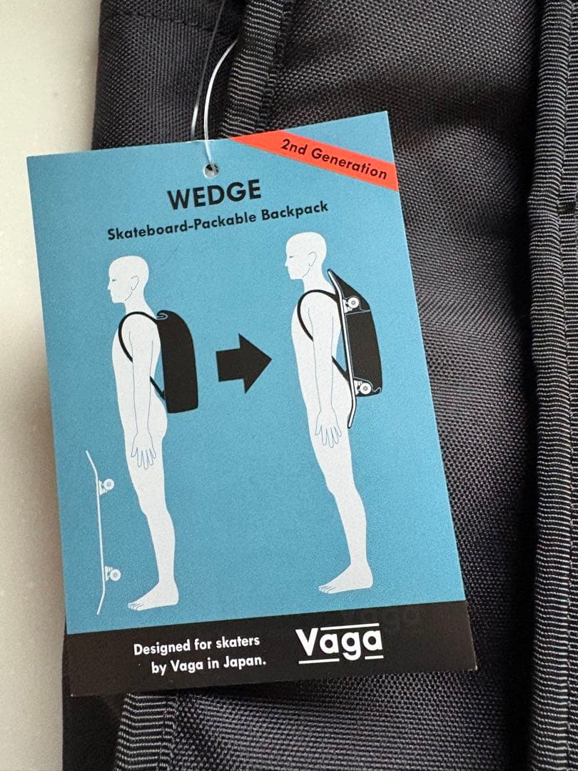 新品 VAGA WEDGE バガ スケートボード バックパック スケボー